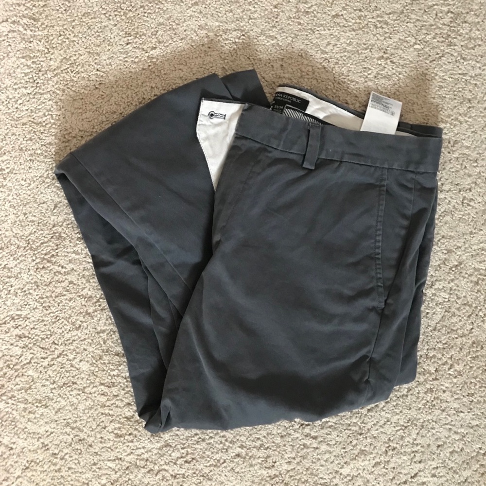 Banana republic gray men’s chino